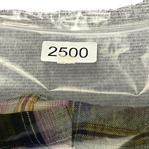 Old Navy Boyfriend Shirt Women Small Multi Plaid Flannel Long Sleeve Button Down - Picture 15 of 15